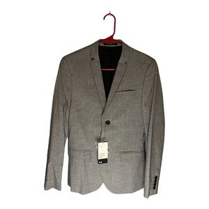 Gray Blazer 34R H&M